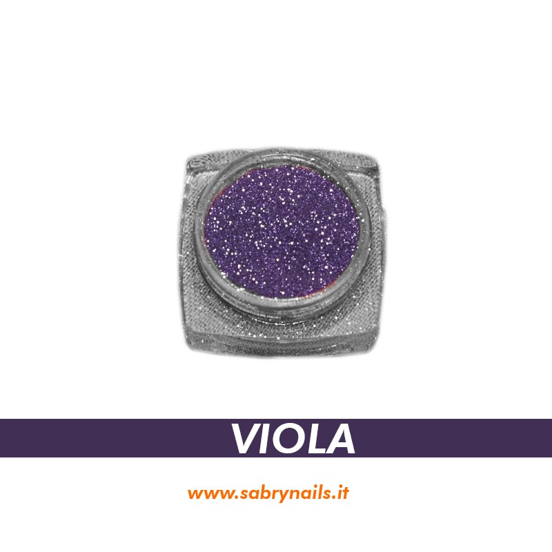 COLOR EYELINER GLITTER - COLORE VIOLA - Sabry Nails